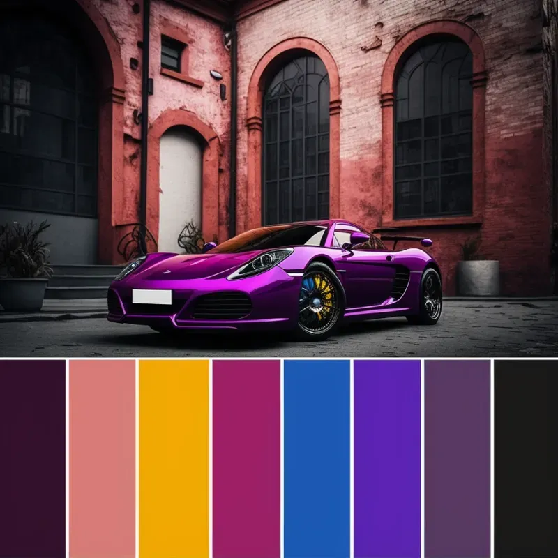 Colorful Images With Color Palettes