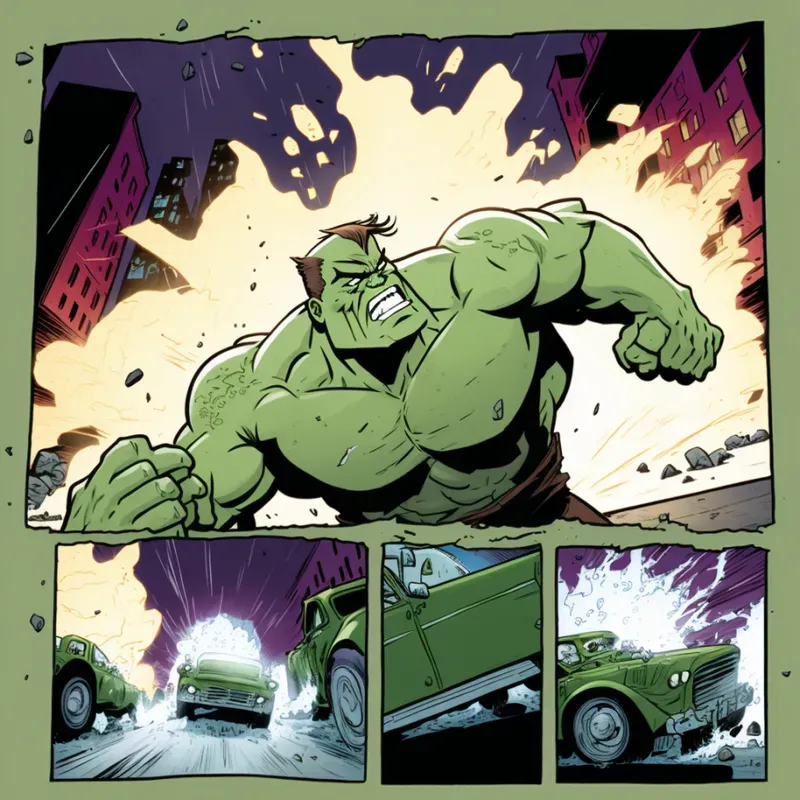 Marvel Dc Style Comics