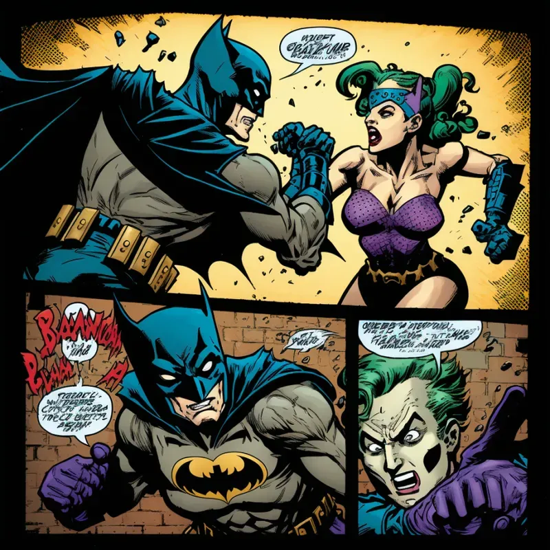 Marvel Dc Style Comics