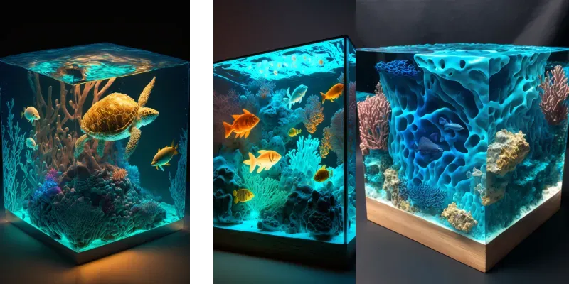 3D Aquariums generated by undefined