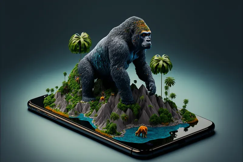 Smartphone 3D Isometric Dioramas