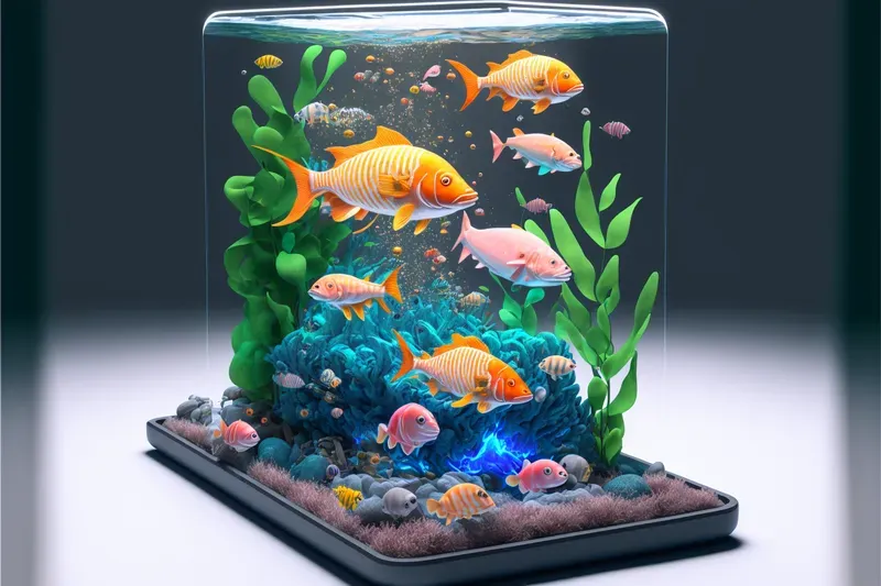 Smartphone 3D Isometric Dioramas