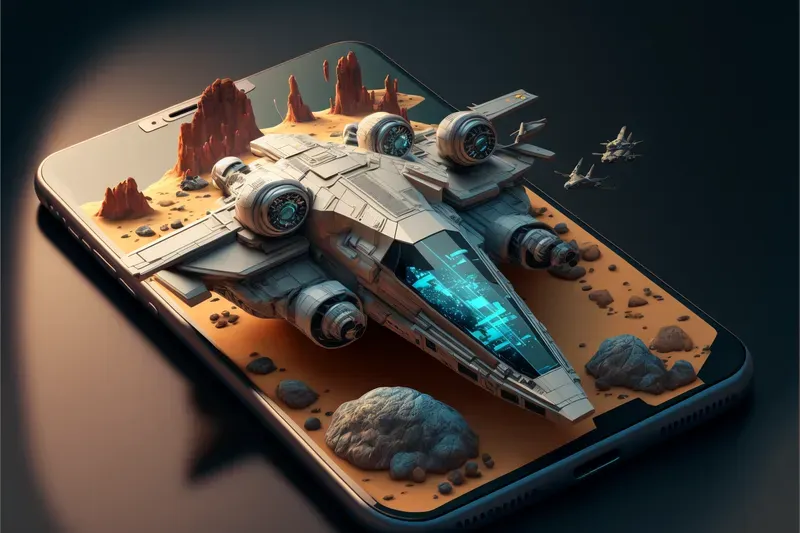 Smartphone 3D Isometric Dioramas