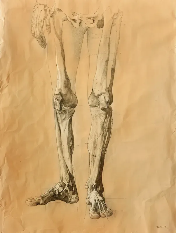Artistic Anatomy Study Drawings