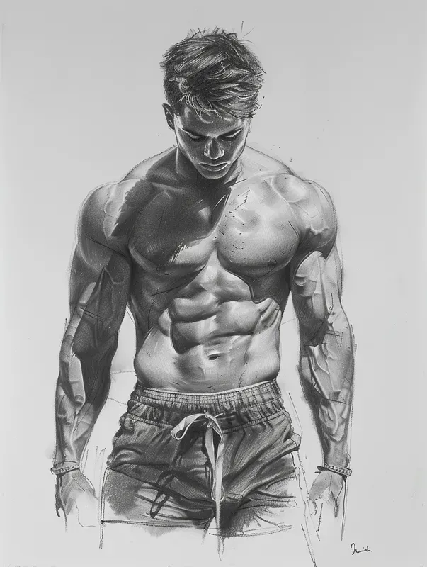 Artistic Anatomy Study Drawings