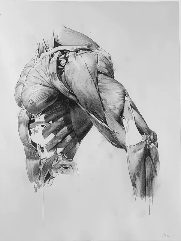 Artistic Anatomy Study Drawings