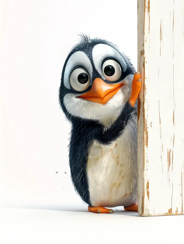 Funny Animals Peeking Around Doors