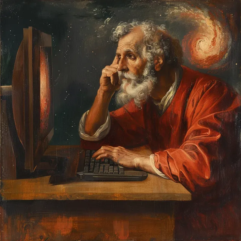 Modern Tech In Renaissance Oil Paintings