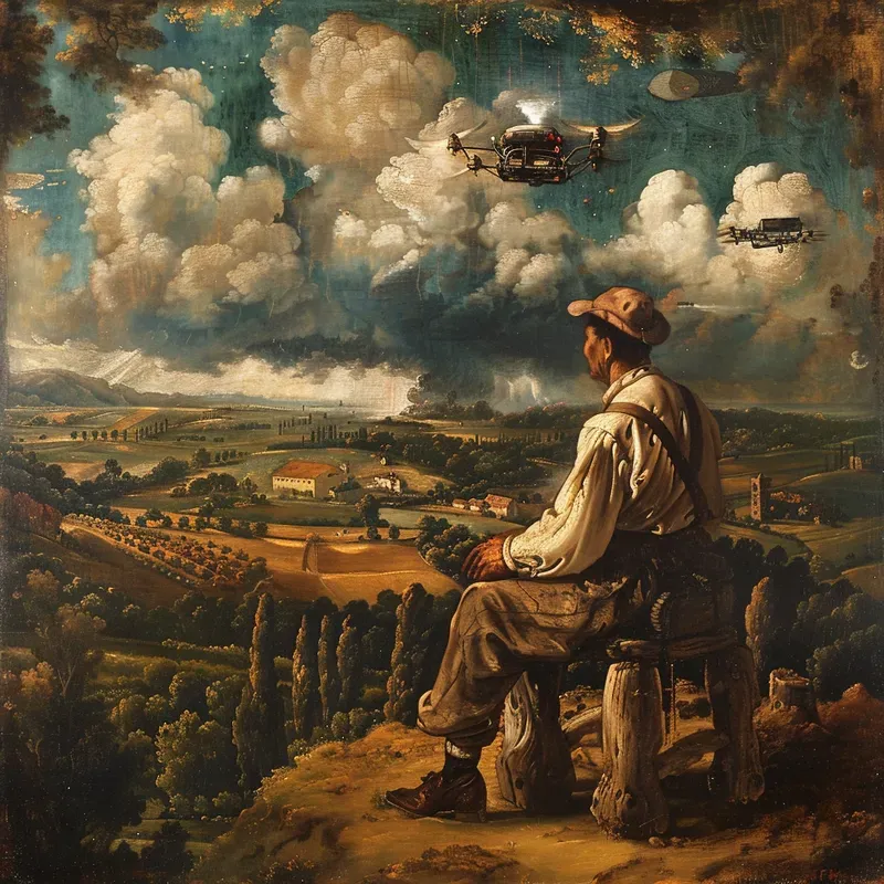 Modern Tech In Renaissance Oil Paintings