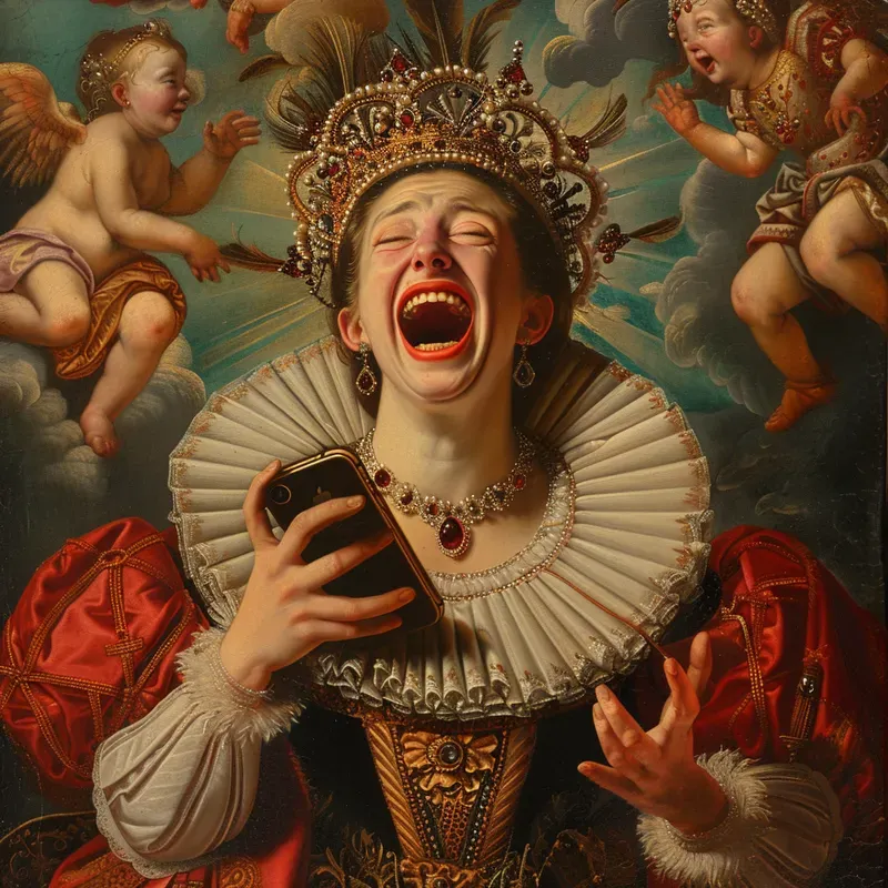 Modern Tech In Renaissance Oil Paintings