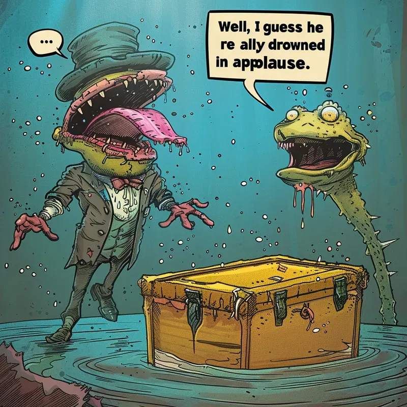 Black Humor Comic Illustrations