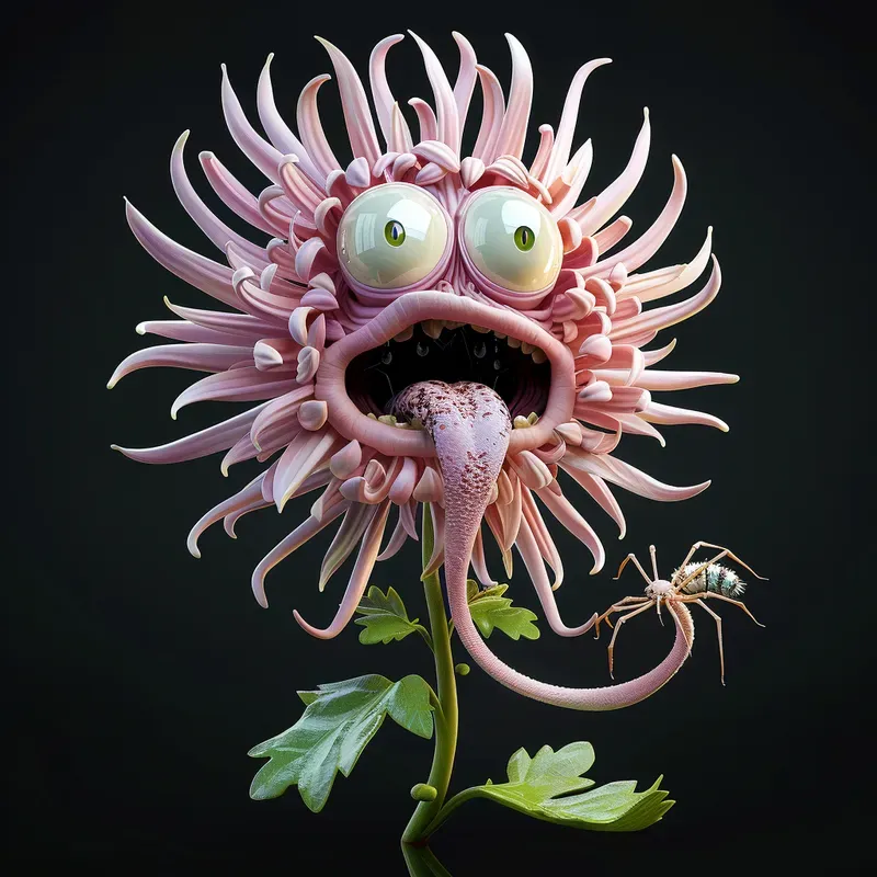 Alien Carnivore Flowers Characters