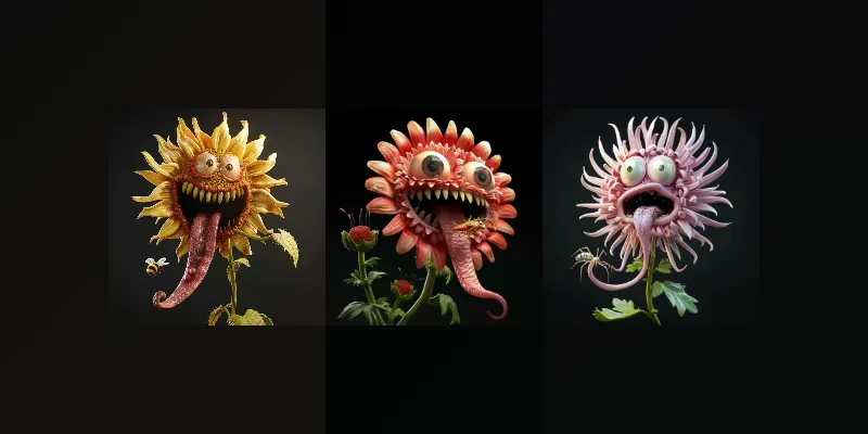 Alien Carnivore Flowers Characters generated by undefined
