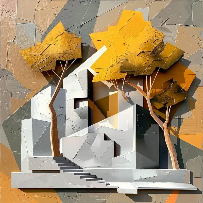 Vibrant Geometric Wall Art Paintings