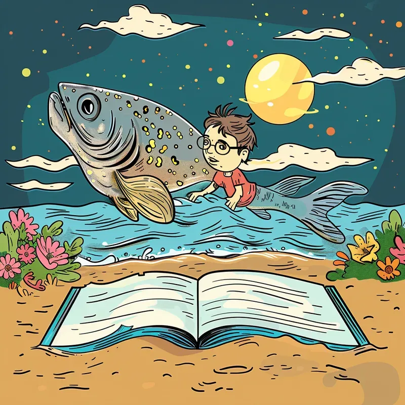 Cartoon Illustrations For Kids Books