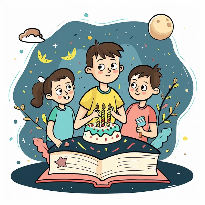 Cartoon Illustrations For Kids Books