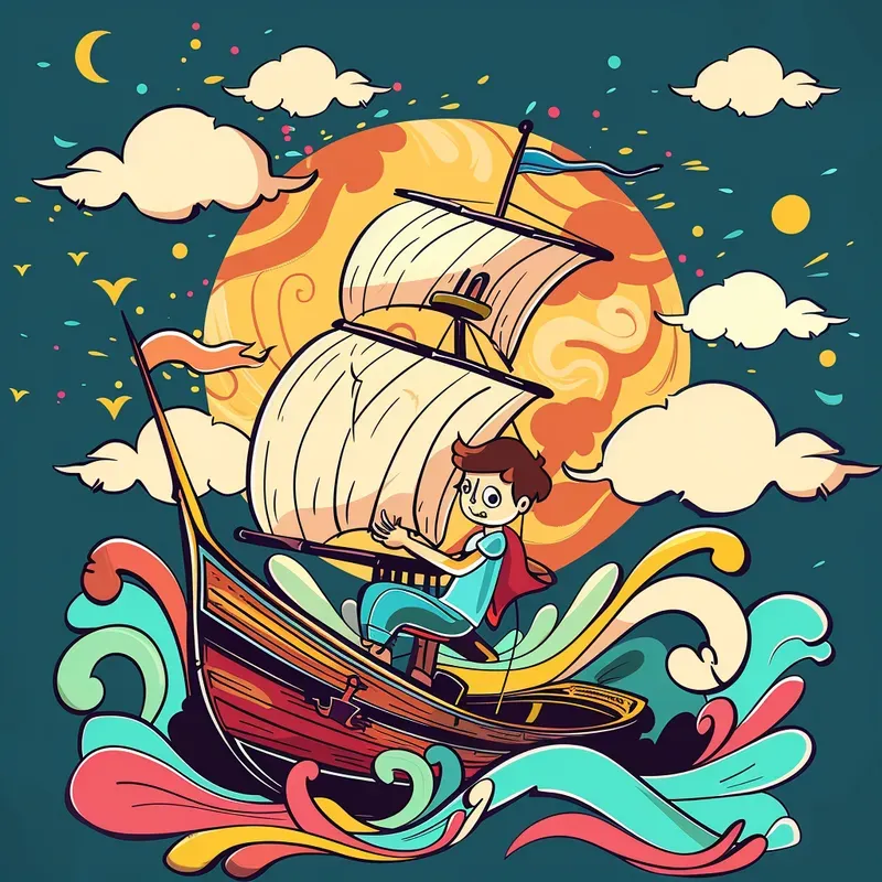 Cartoon Illustrations For Kids Books