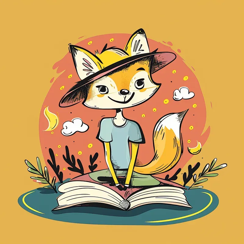 Cartoon Illustrations For Kids Books