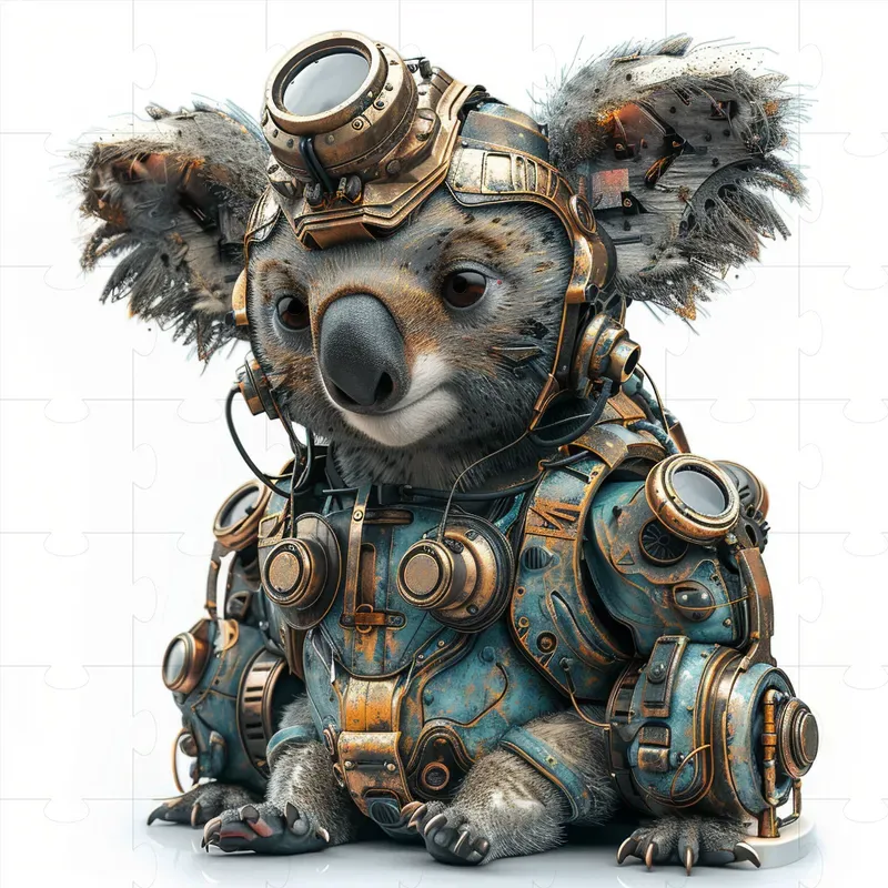 3D Steampunk Animals Designs