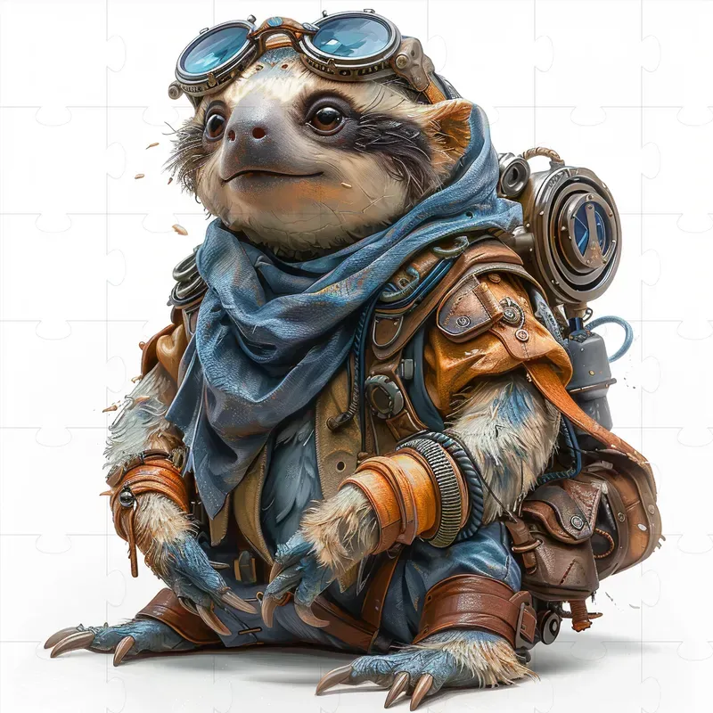 3D Steampunk Animals Designs