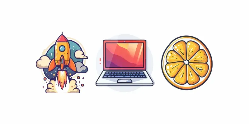 2D Lineal Color Icons generated by undefined