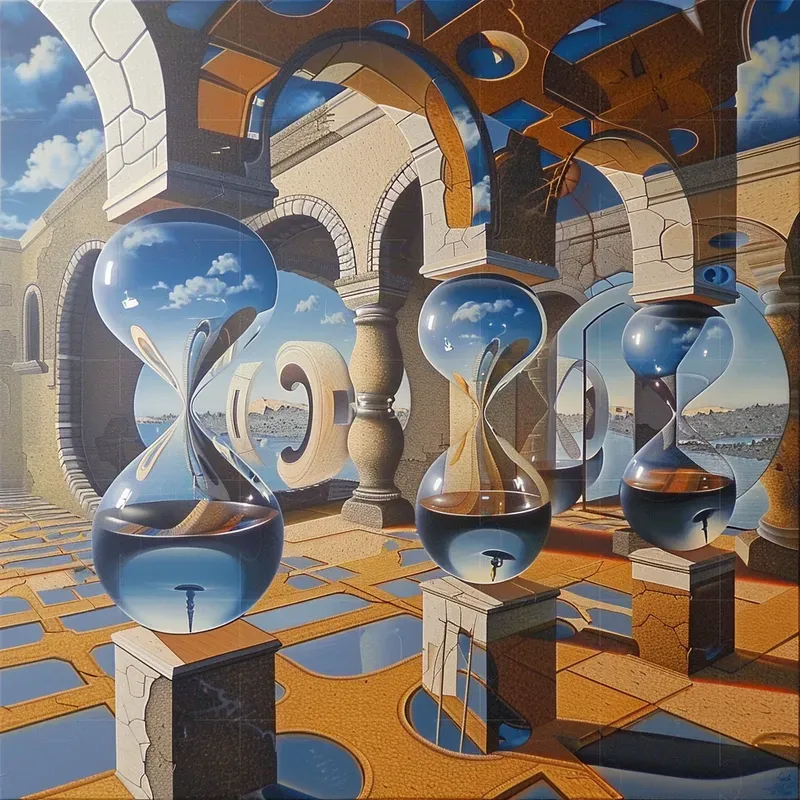 Surreal Optical Illusion Oil Paintings