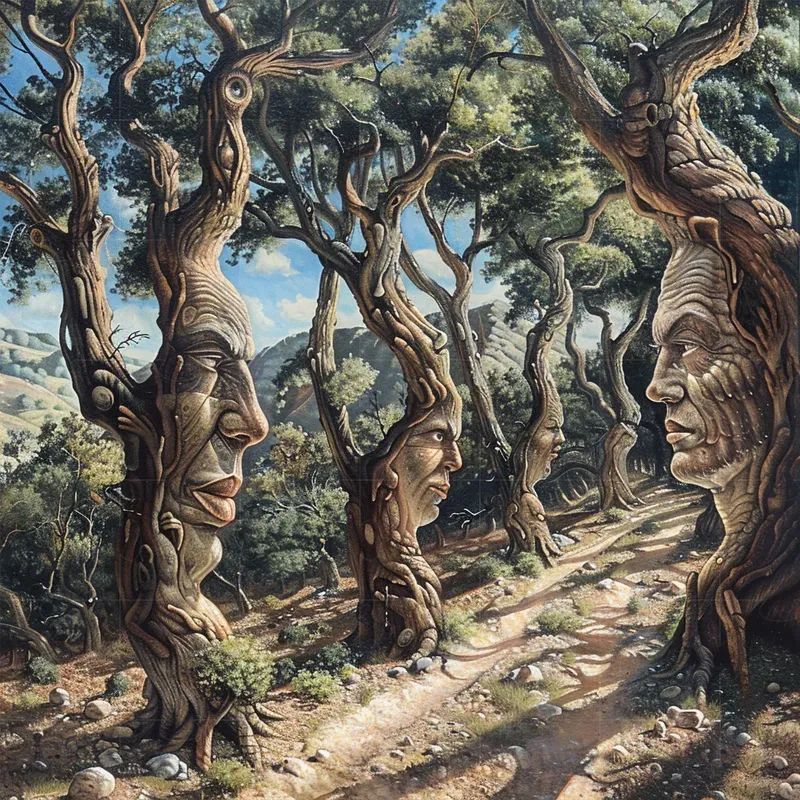 Surreal Optical Illusion Oil Paintings