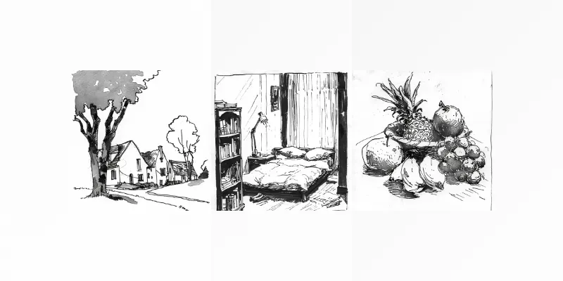 Simple Sketch Drawings generated by undefined