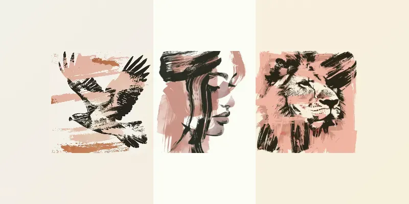 Brushstrokes Artistic Expressions generated by undefined