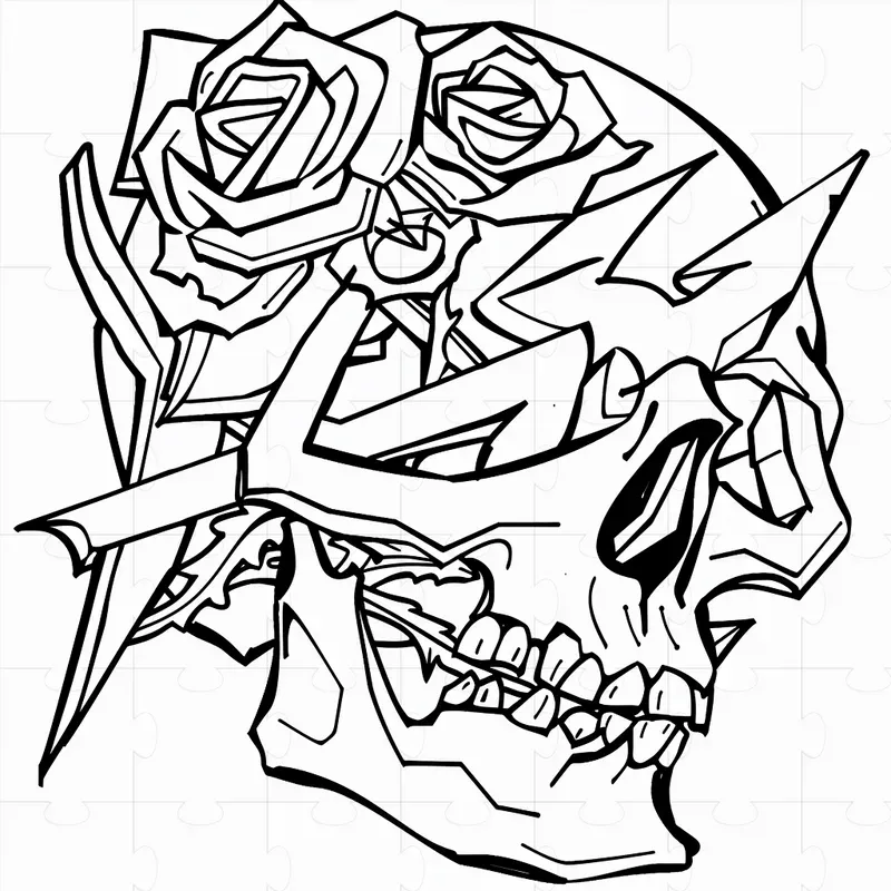 All Ages Graffiti Coloring Book Pages