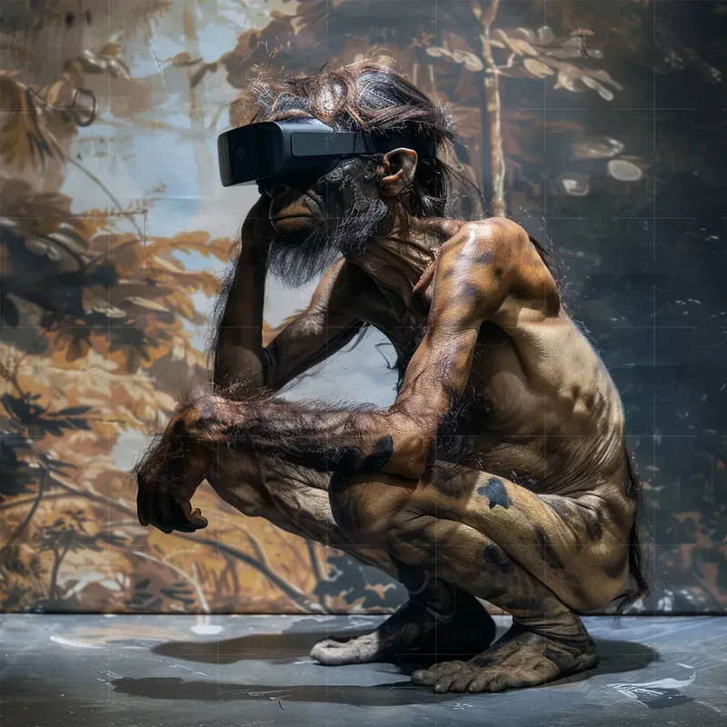 Prehistoric People Using High Technologies