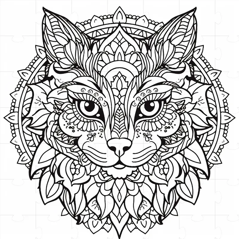 Bold Line Mandalas For Coloring Books