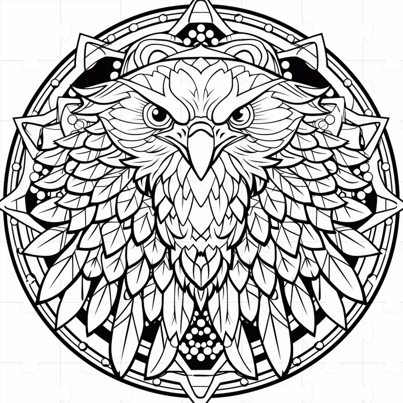 Bold Line Mandalas For Coloring Books