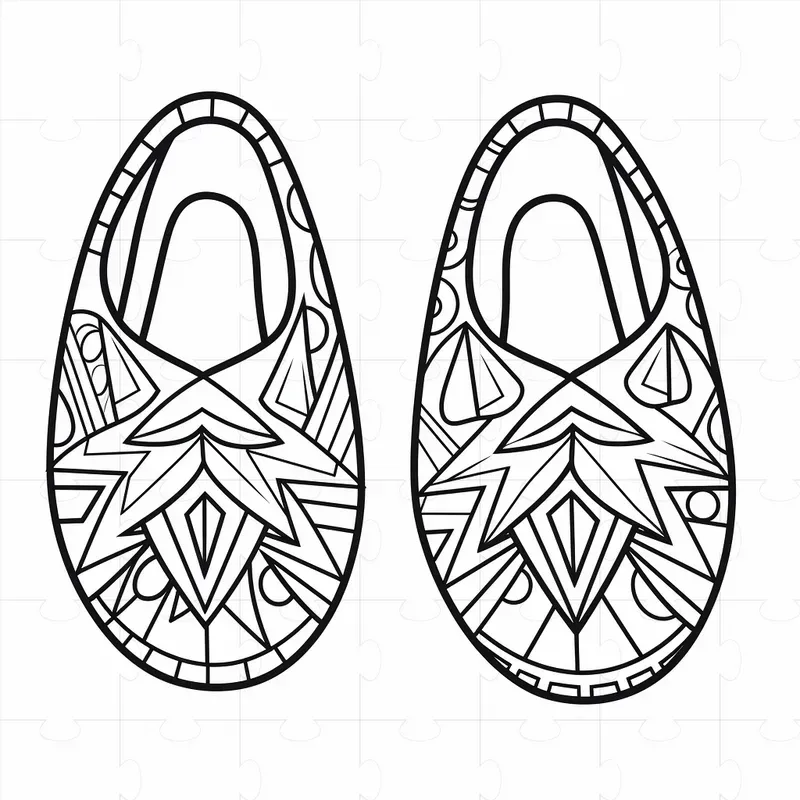 Shoes Fashion Coloring Pages For Teens