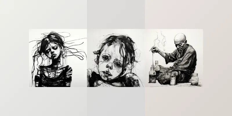 Human Body Ink Expressions generated by undefined