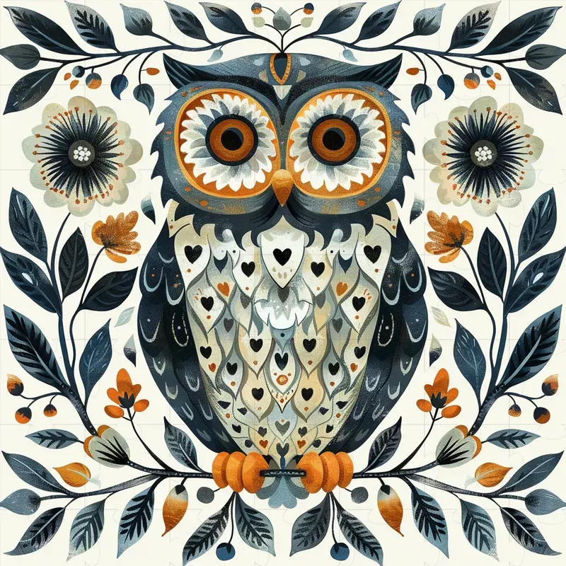 Folk Art Illustrations