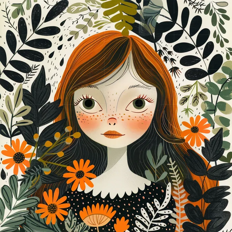 Folk Art Illustrations