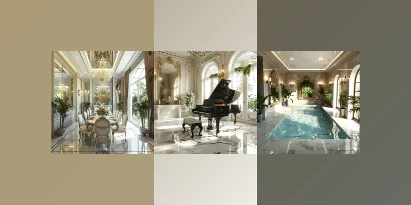 Luxury Interior Rooms Designs generated by undefined