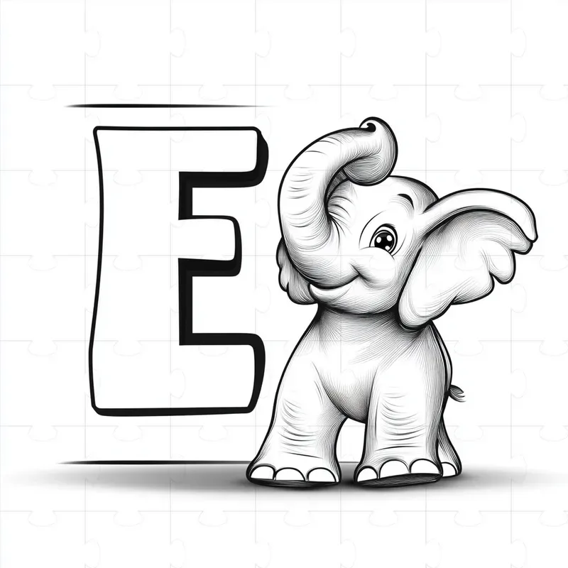 Learning The Alphabet Kids Coloring Page