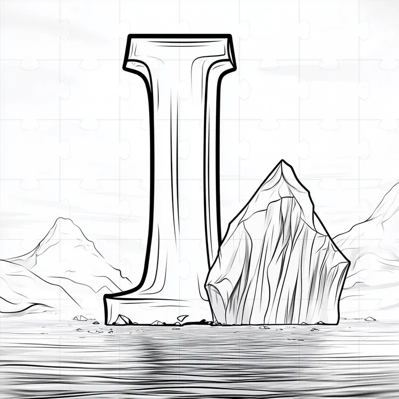 Learning The Alphabet Kids Coloring Page