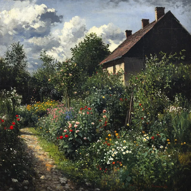 The Barbizon School Oil Paintings Style