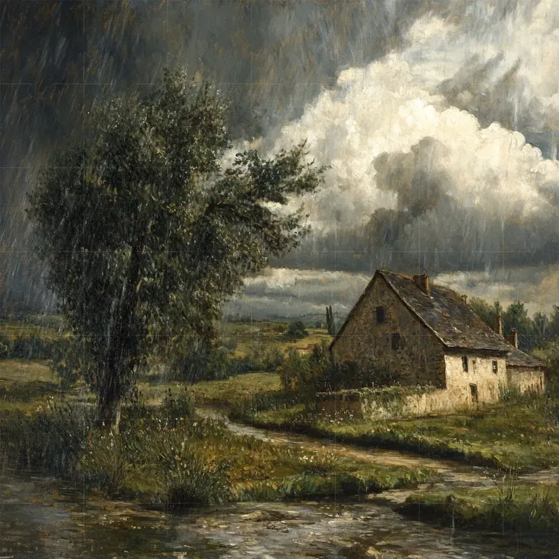 The Barbizon School Oil Paintings Style