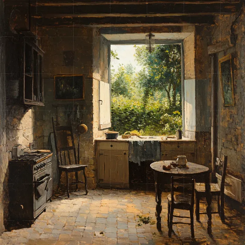 The Barbizon School Oil Paintings Style