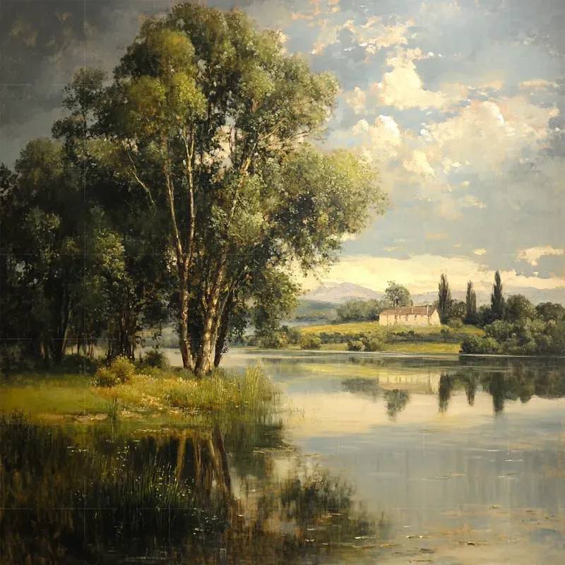 The Barbizon School Oil Paintings Style