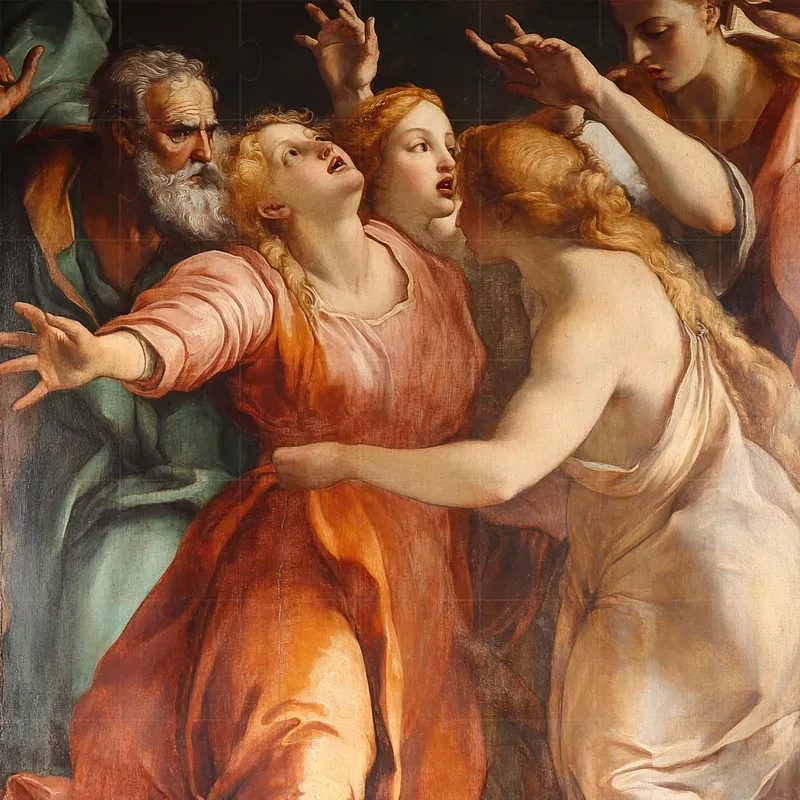 Mannerism Inspired Oil Paintings Art