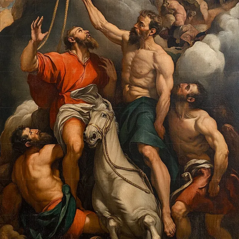 Mannerism Inspired Oil Paintings Art