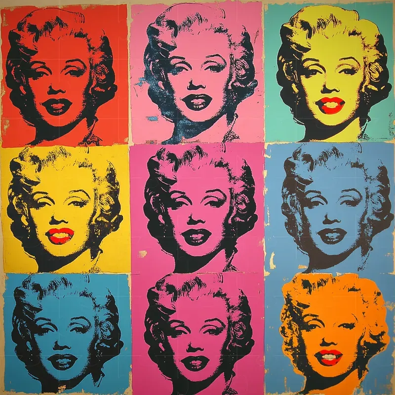 Echoes Of Andy Warhol Pop Art
