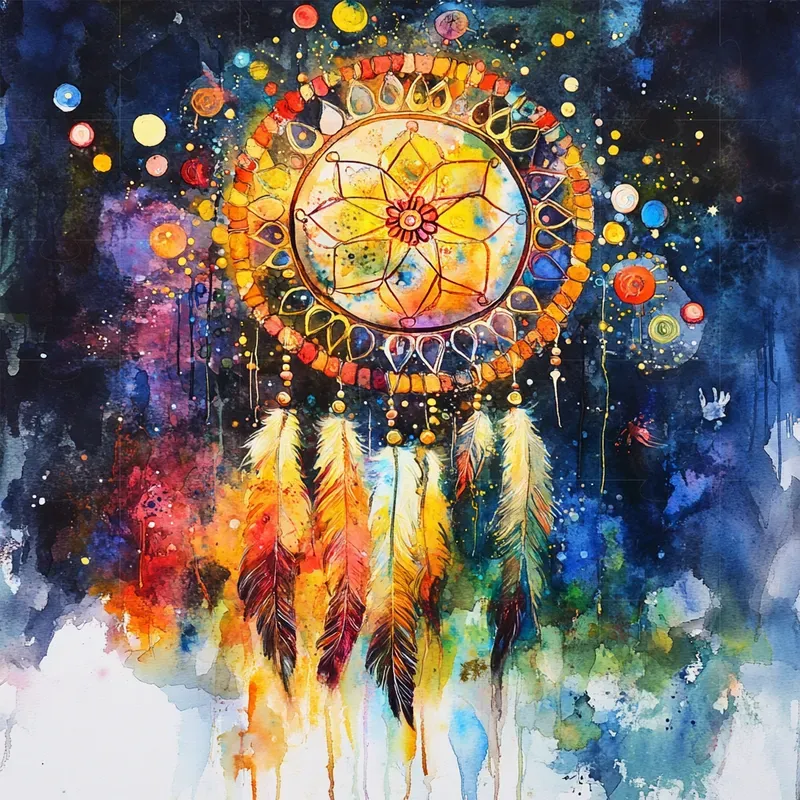 Psychedelic Watercolor Artworks