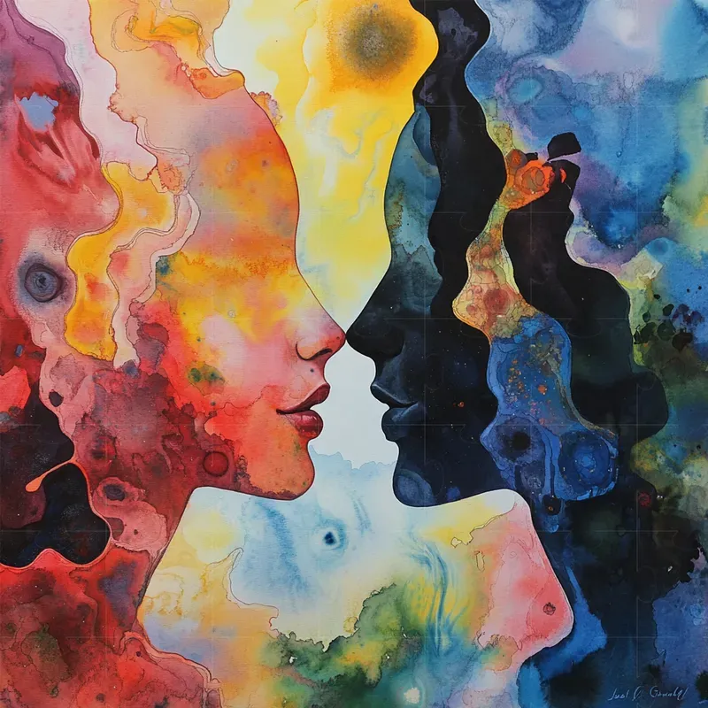 Psychedelic Watercolor Artworks