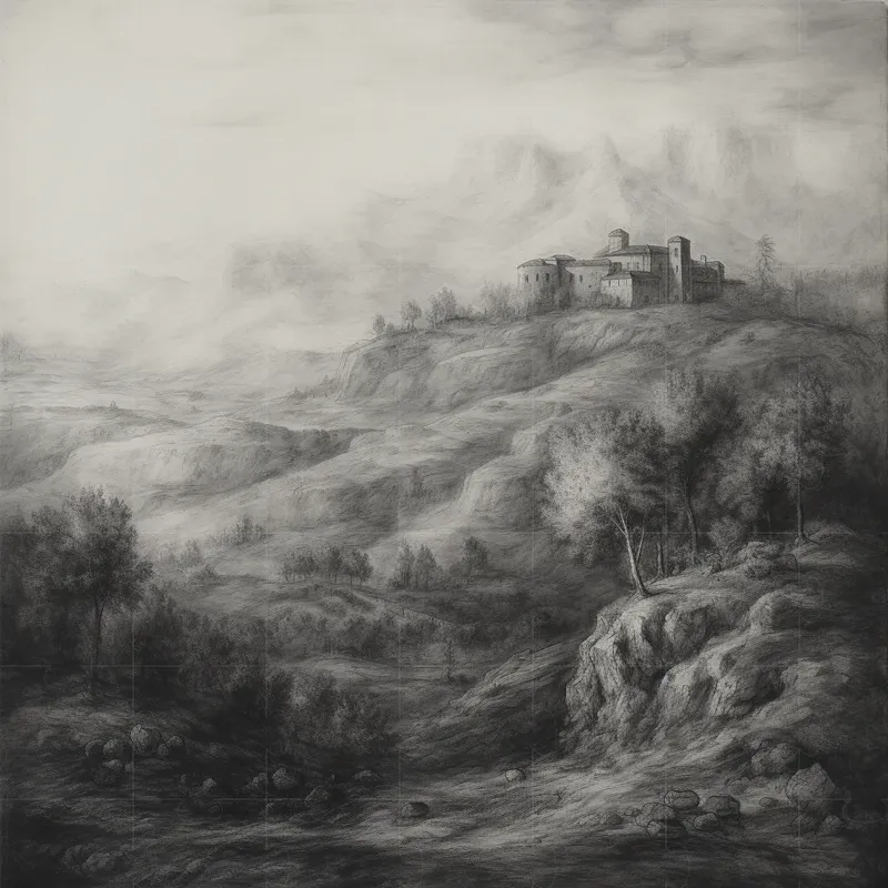 Revival Of Renaissance Charcoal Drawings